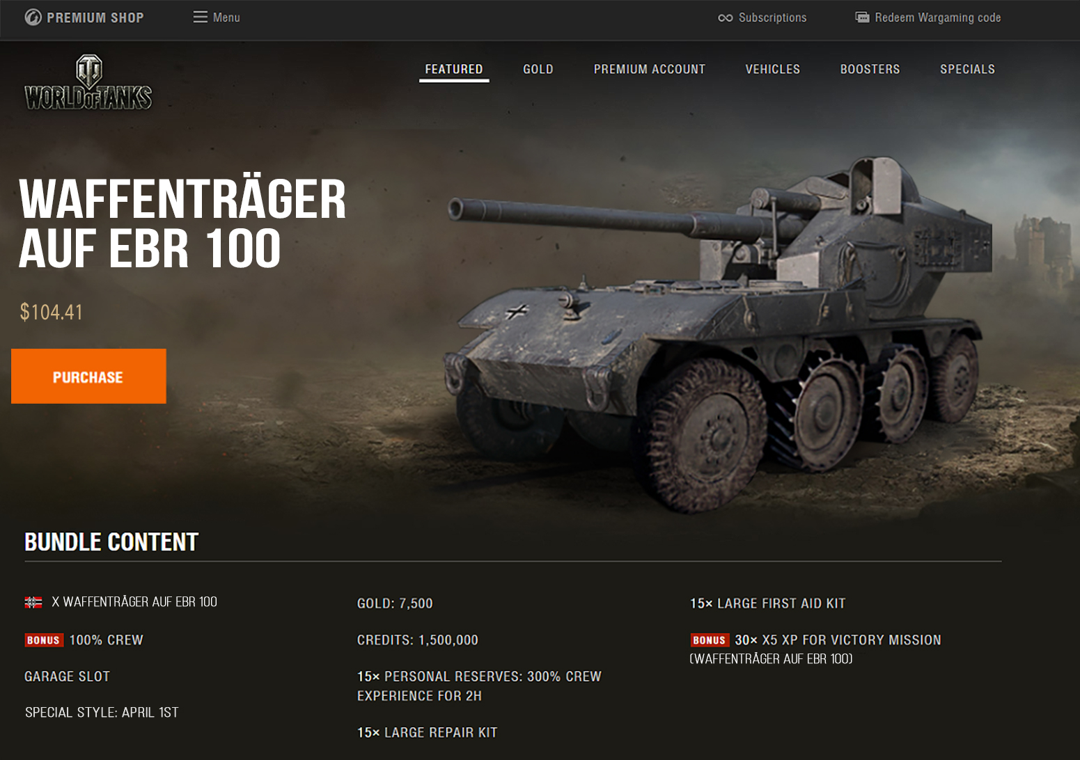 World-of-Tanks-Waffentrager-auf-ebr-100-April-Fools
