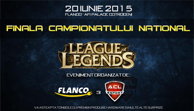 Vino la Finala Campionatului Național de League of Legends !