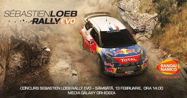 Media Galaxy, Bandai Namco Entertainment și Logitech te invită la concursul Sebastien Loeb