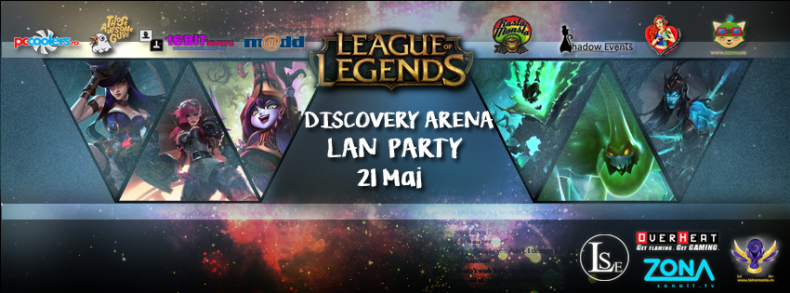 Turneu League of Legends la Discovery Arena