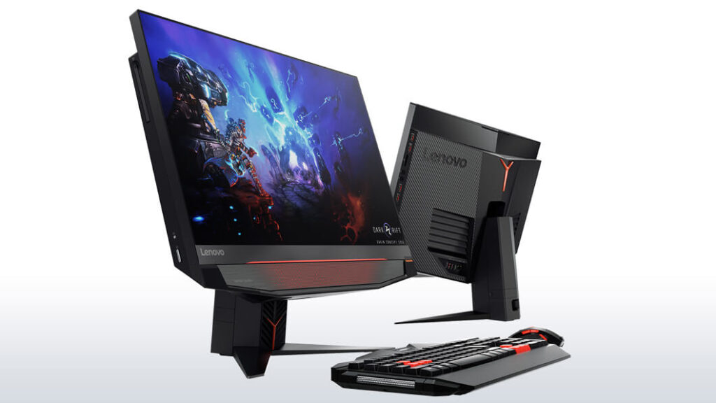 lenovo desktop ideacentre aio Y910 front back