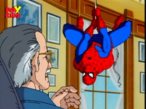 Spider-Man meets Stan Lee