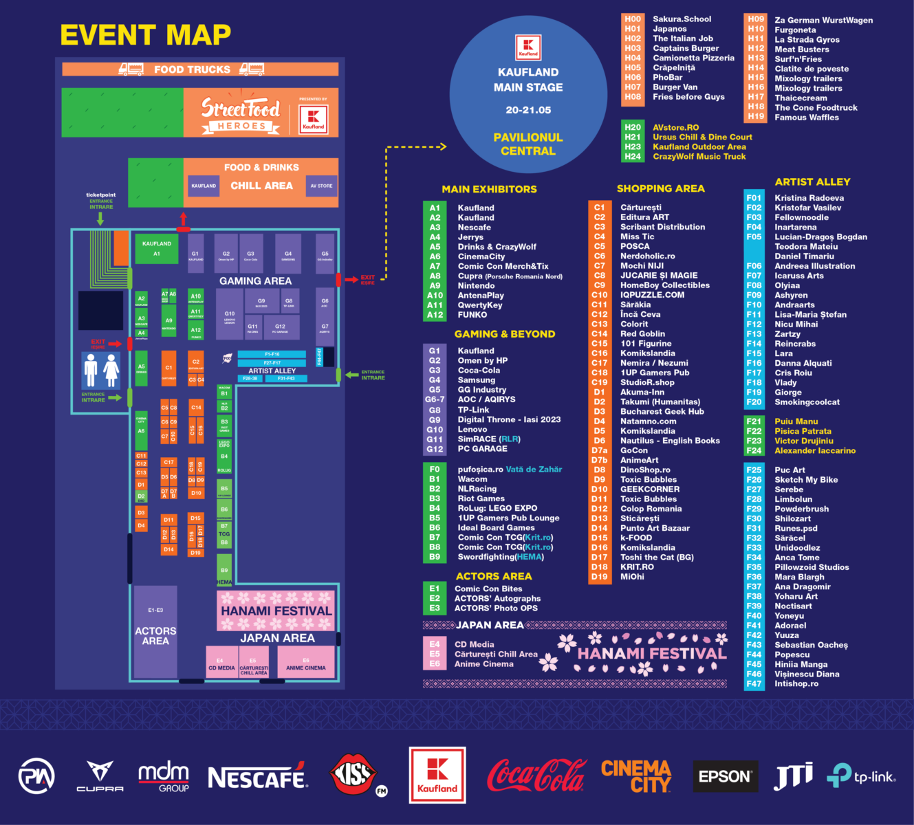 Comic Con România 2023 program, hartă și invitați Overheat.ro