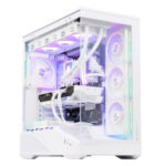 PC Gaming DRAGON Pro Alb Advanced Edition, Intel i7-14700K 3.4GHz, 32GB DDR5, 4TB SSD, RTX 5070 12GB GDDR7, Iluminare RGB