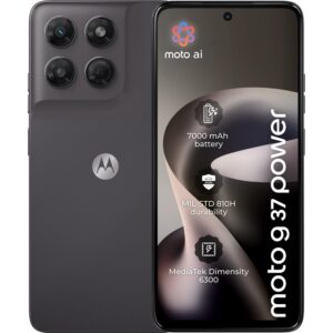 Telefon MOTOROLA Moto G37 Power, 128GB, 4GB RAM, Dual SIM, Impenetrable Black