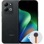 Telefon XIAOMI Redmi 17, 128GB, 4GB RAM, Dual SIM, Black + Woven Strap Ring Stand