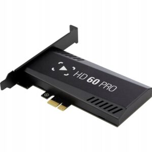 Placa de captura interna Elgato Game Capture HD60 Pro (38PCFCNDQOH), PCIe, H.264, 1080p60, intrare HDMI, latenta ultra-scazuta, negru